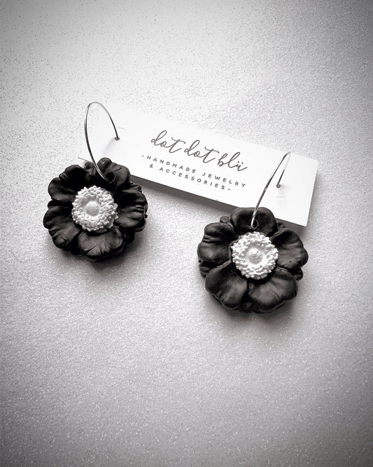 Grayscale Poppies